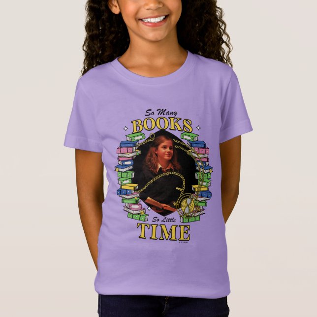 Så Många Böcker, Så Lite Tid T Shirt (Framsida)