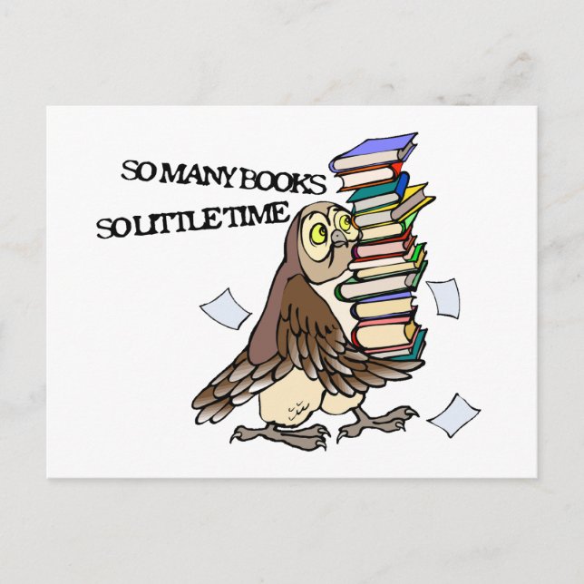 Så Många Böcker Vykort (Framsida)