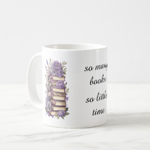 Så många bokar kaffemugg