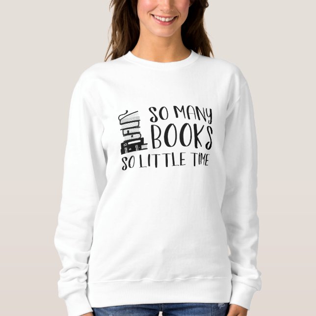 Så många Bokar så lite tid T Shirt (Framsida)