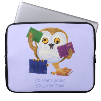 Så många bokar så lite Time Laptop Sleeve