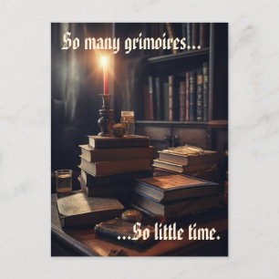 Så många Grimoires Wizards Vykort