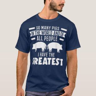 Så många Grisar i Grisar i världen T Shirt