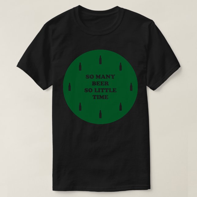 Så många har så lite tid t shirt (Design framsida)