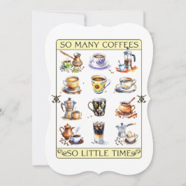 Så många kaffe, så lite tid