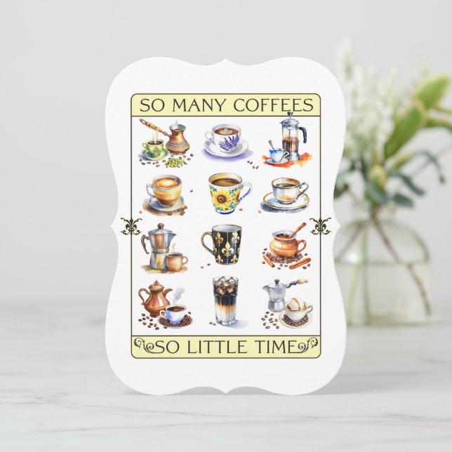 Så många kaffe, så lite tid (Stående Fram)