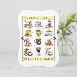 Så många kaffe, så lite tid