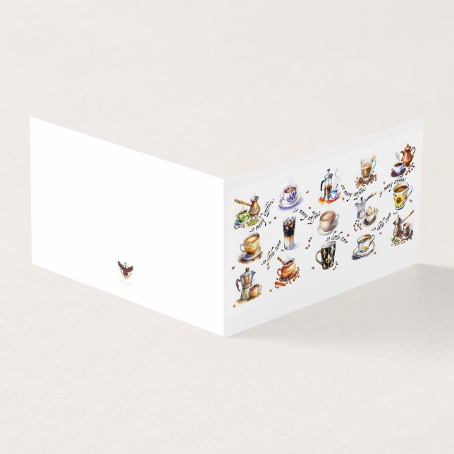 Så många kaffe, så lite tid kort (Utsida)