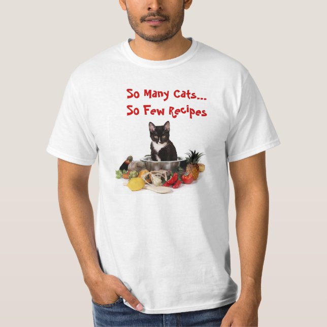 Så många katter t-shirt (Framsida)