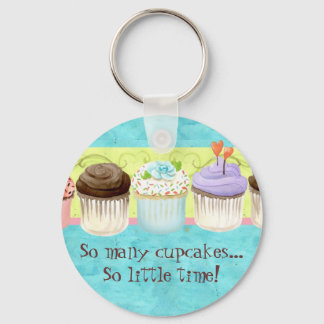 Så många Muffinsar, så lite tid! Cuptårta Art Nyckelring