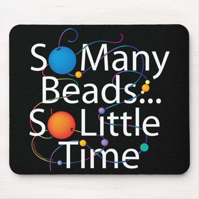 Så många ny pärlor musmatta (Framsidan)