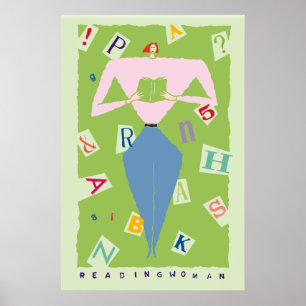 Så många Ord, läsa kvinnor Poster