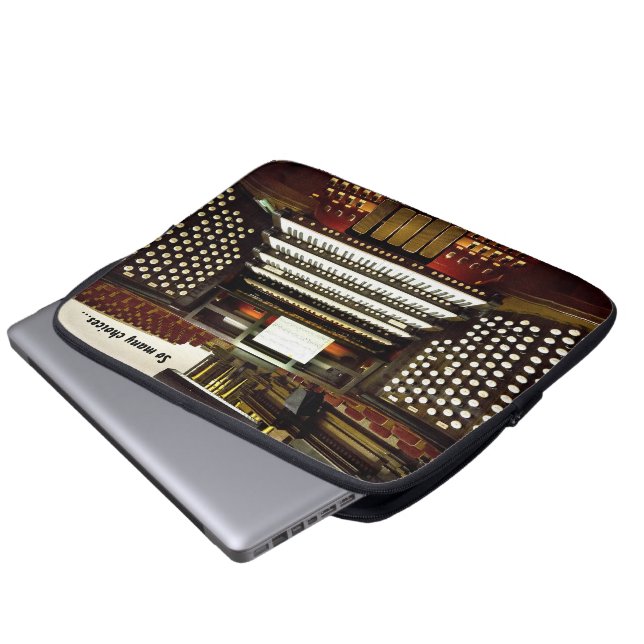 Så många roliga val leda i rör organlaptop sleeve (Framre botten)