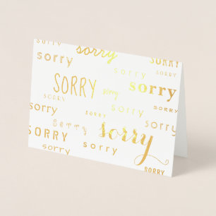 så många sorters guld-folie folierat kort