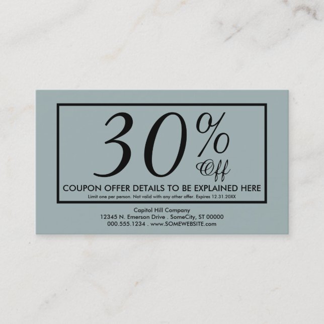 så många tackar det yous kupongkortet rabattkort (Framsida)