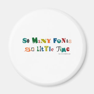 Så många Typsnitt Funny säger Magnet