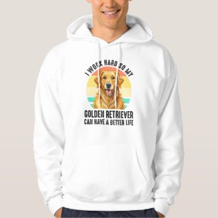 Så Min Golden Retriever Kan Ha Ett Bättre Liv Hoodie