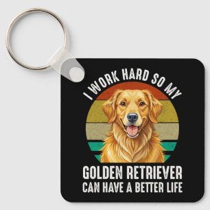 Så Min Golden Retriever Kan Ha Ett Bättre Liv Nyckelring
