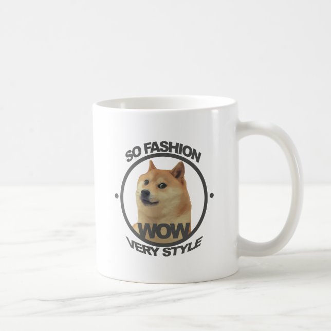 Så mode, så Doge Kaffemugg (Höger)