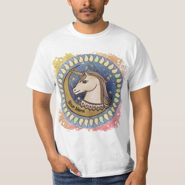 Så Modig Unicorn T Shirt (Framsida)
