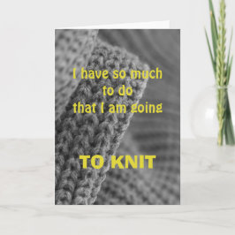Så mycket att göra... hälsningskort kort