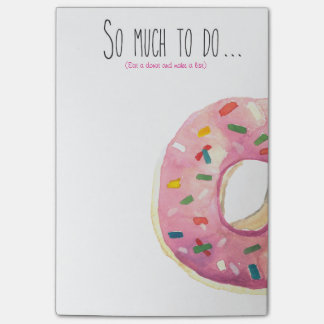 Så mycket att göra.. post-it block