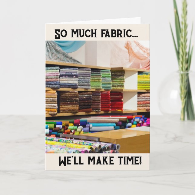 Så mycket Fabric Kort (Framsida)