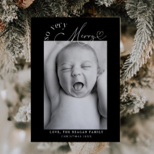 Så mycket God jul Black Birth Meddelande