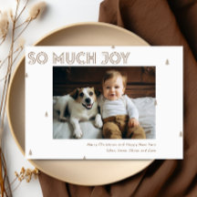 Så mycket Joy Family Pet Baby Photo jul i Hund