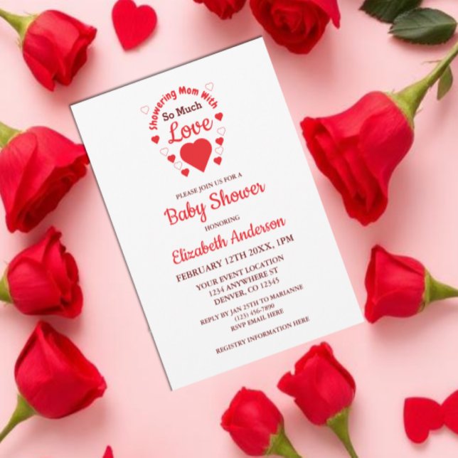 Så mycket Kärlek Baby Shower Inbjudningar (Skapare uppladdad)