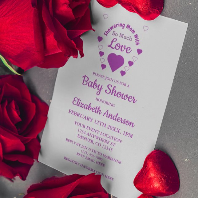Så mycket Kärlek Baby Shower Inbjudningar (Skapare uppladdad)