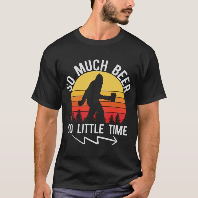 Så mycket öl så lite tid t shirt (Framsida)