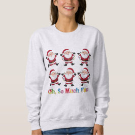 Så mycket Roligt Santa Design Festive and Glatt de T Shirt