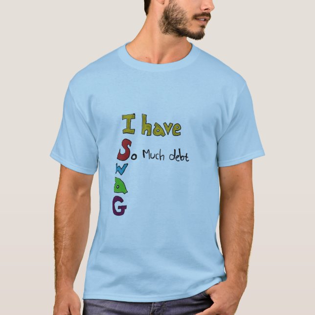 Så mycket skuld t shirt (Framsida)