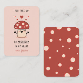 Så mycket svamp i mitt hjärta Kids Alla hjärtans d Anteckningskort