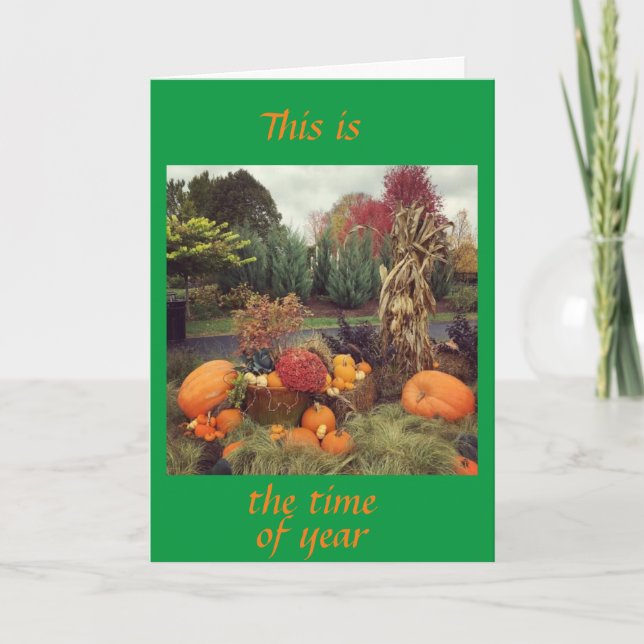 SÅ MYCKET "TAANKFUL" FÖR DIG I THANKSGIVING HELGKORT (Framsida)