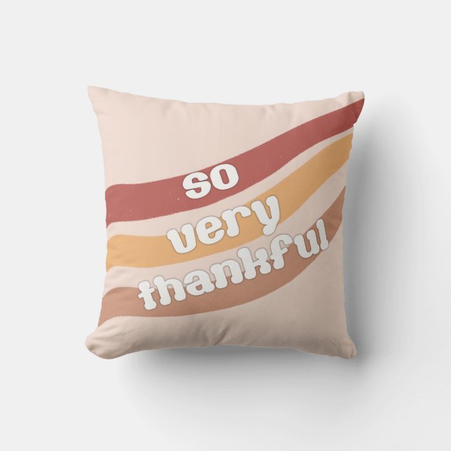 Så mycket tacksam Dekorativ kudde (Framsida)
