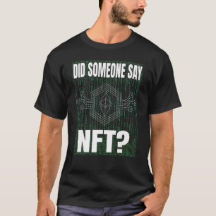 Sa någon att virtuell finansiering av NFT-token T Shirt