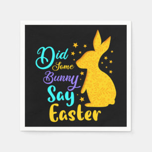 Sa någon Bunny Påsk Pappersservett
