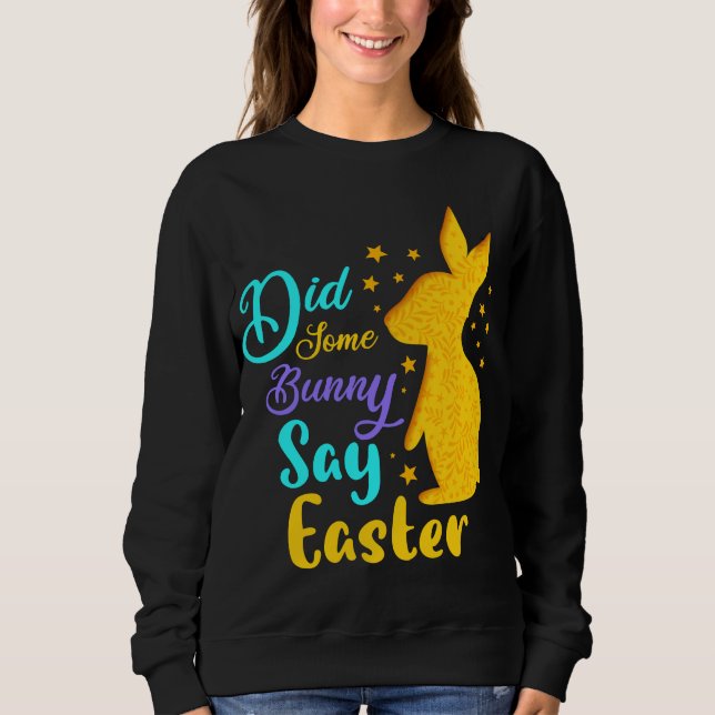 Sa någon Bunny Påsk T Shirt (Framsida)