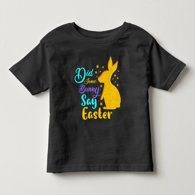 Sa någon Bunny Påsk T Shirt (Framsida)