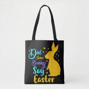 Sa någon Bunny Påsk Tygkasse