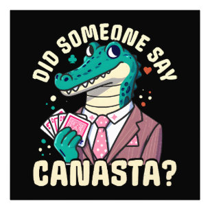 Sa någon Canasta Fototryck