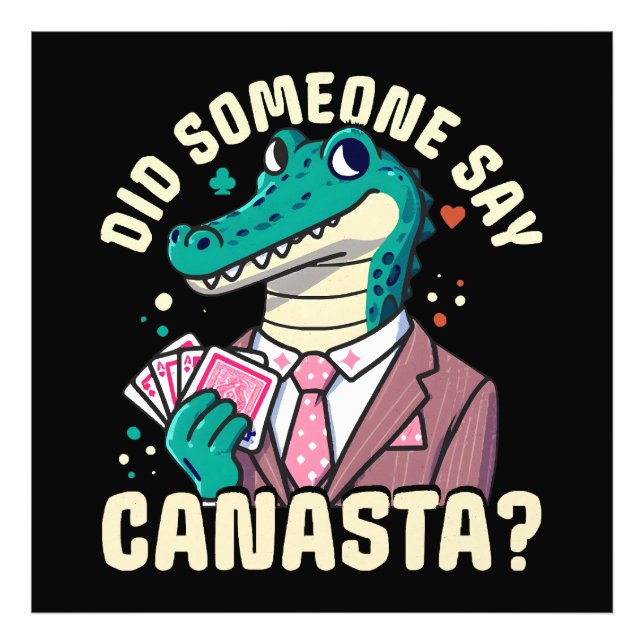 Sa någon Canasta Fototryck (Framsidan)