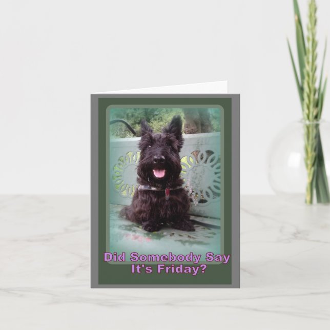 Sa någon Fredag? Tack Kort (Framsida)