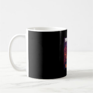 Sa någon godsak Halloween Alpaca Häxa Måne Kaffemugg