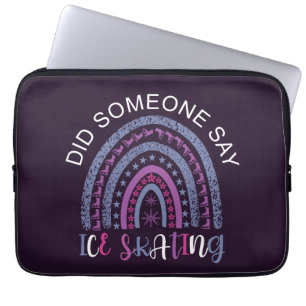 Sa någon Ice Skating? Laptop Fodral