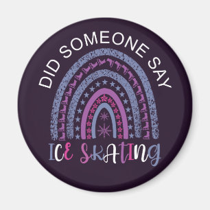 Sa någon Ice Skating? Magnet