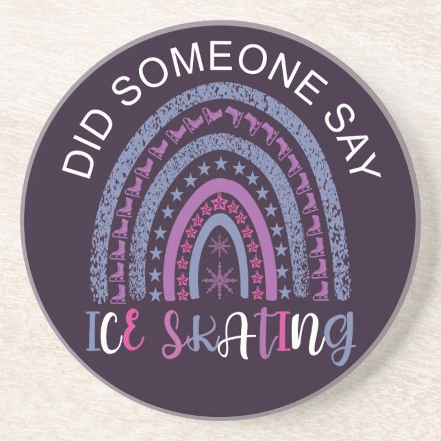 Sa någon Ice Skating? Underlägg (Framsidan)