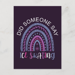 Sa någon Ice Skating? Vykort